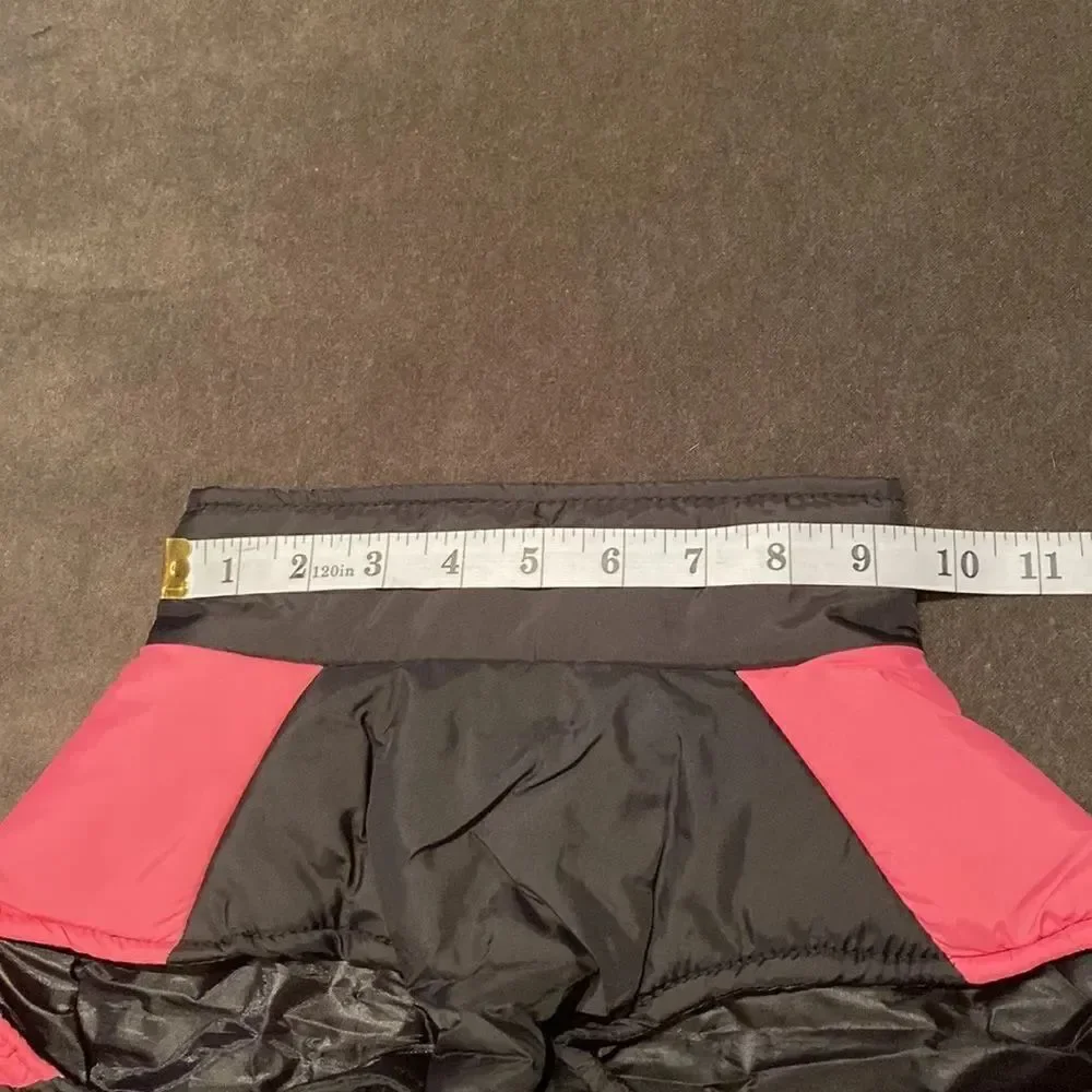 Dog Coat Black & Pink ZipUp No Pull Design D-Rings to attach Leash Size 4XL NEW